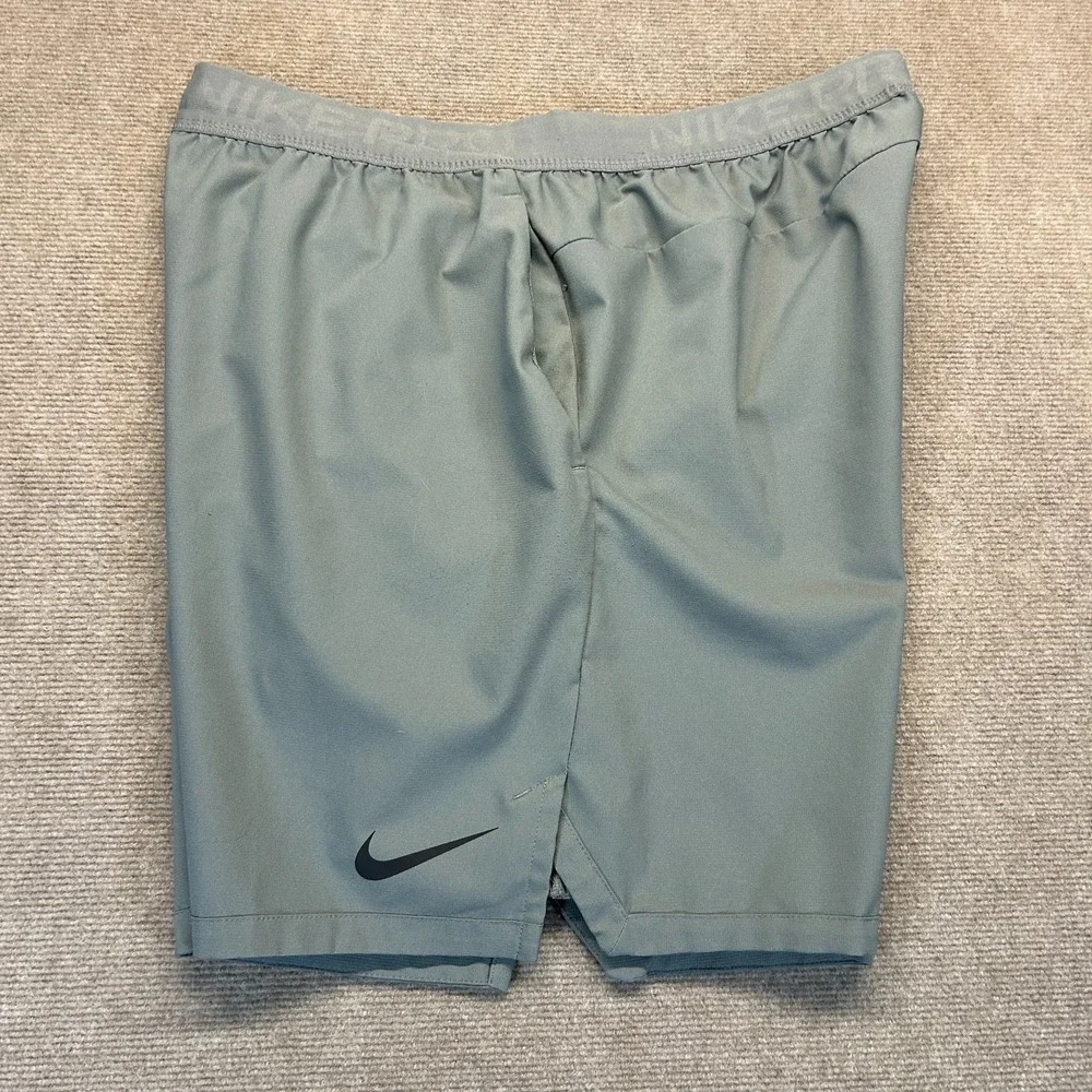 Wake Forest Nike Pro Athletic Shorts Men's 2XL Gray Elastic Waist Gym Dri-Fit 8